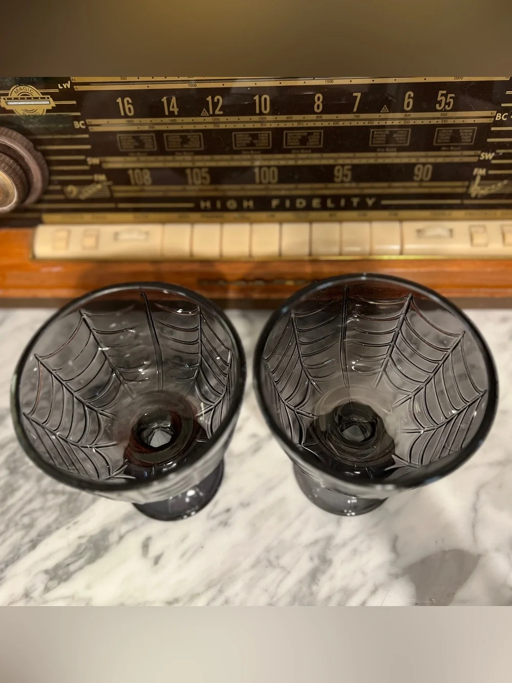 ✨NEW🖤Target Bullseye Playground 2026 Halloween Black Stemware Set🥂
